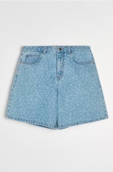 Джинсові бермуди - синій