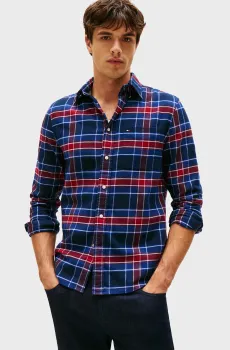Мужская рубашка в клетку HERO FLANNEL TARTN Разноцветный L Tommy Hilfiger MW0MW40473