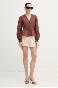 Silvian Heach Рубашка для женщин из хлопка AGRIN