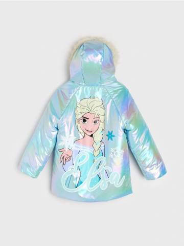 Куртка з принтом на спині Frozen - блакитний Куртка з принтом на спині Frozen - блакитний