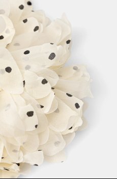 Брошь с добавлением шелка Luisa Spagnoli Nereto