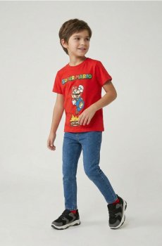 Футболка Super Mario - червоний