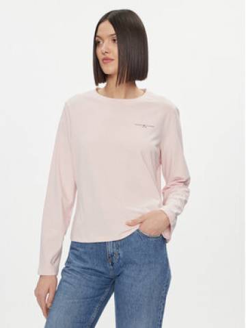 Tommy Hilfiger Блузка Mini Corp Logo WW0WW39784 Рожевий Relaxed Fit Tommy Hilfiger Блузка Mini Corp Logo WW0WW39784 Рожевий Relaxed Fit