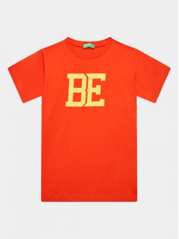 United Colors Of Benetton Футболка 3I1XG109J Червоний Regular Fit United Colors Of Benetton Футболка 3I1XG109J Червоний Regular Fit