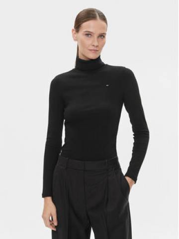 Tommy Hilfiger Гольф 5x2 WW0WW39826 Чорний Slim Fit