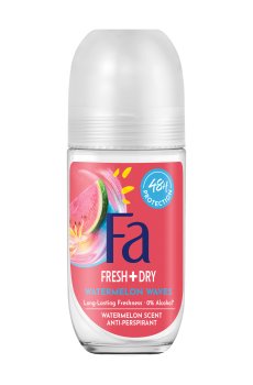 Шариковый антиперспирант Fa Fresh + Dry Watermelon Waves 48H с ароматом арбуза, женский, 50 мл