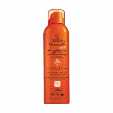 Увлажняющий спрей для загара Collistar Moisturizing Tanning Spray SPF 30, 200 мл Увлажняющий спрей для загара Collistar Moisturizing Tanning Spray SPF 30, 200 мл