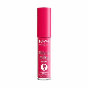 Ароматизированный блеск для губ NYX Professional Makeup This Is Milky Gloss Milkshakes 09 Mixed Berry Shake, 4 мл Ароматизированный блеск для губ NYX Professional Makeup This Is Milky Gloss Milkshakes 09 Mixed Berry Shake, 4 мл