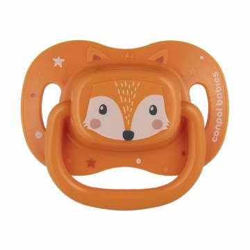 Пустышка Canpol Babies Cute Animals силиконовая, симметричная, оранжевая, от 6 до 18 месяцев, 1 шт (34/925_ora) Пустышка Canpol Babies Cute Animals силиконовая, симметричная, оранжевая, от 6 до 18 месяцев, 1 шт (34/925_ora)