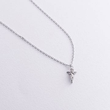 Серебряное колье "Ангелочек" 181321 Серебряное колье "Ангелочек" 181321
