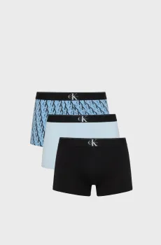 Мужские боксеры (3 шт) TRUNK Разноцветный S Calvin Klein LV00NB4472