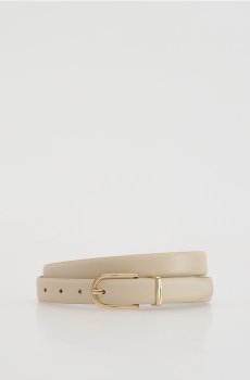 Reserved - Ремінець з комбінованих матеріалів - кремовий - 316IC-01X