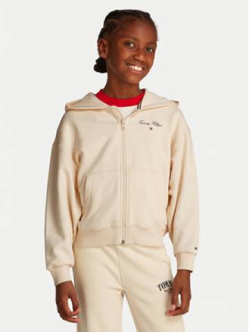 Tommy Hilfiger Світшот Varsity KG0KG08318 Бежевий Regular Fit Tommy Hilfiger Світшот Varsity KG0KG08318 Бежевий Regular Fit