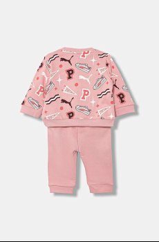 Детский спортивный костюм Puma MINICATS AOP Crew Set FL INF