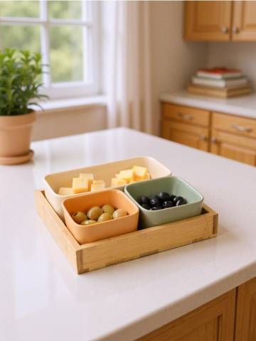 Таця сервірувальна - різнобарвний