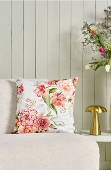 Наволочка з квітковим візерунком - різнобарвний