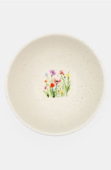 Миска з квітковим орнаментом - різнобарвний