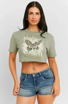 Женский зеленый топ Зеленый XS Tally Weijl STSCOTWILBO2