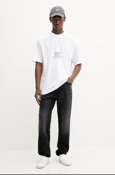 Хлопковая футболка HUGO Duarms