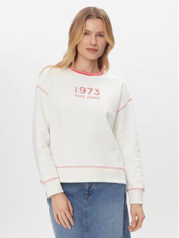 Pepe Jeans Світшот Hache PL581398 Білий Boxy Fit Pepe Jeans Світшот Hache PL581398 Білий Boxy Fit