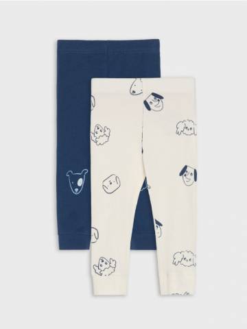 Легінси, 2 пари - темно-синій