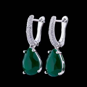 Серебряные серьги (фианиты) 122013 Серебряные серьги (фианиты) 122013