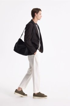 Reserved - Брюки carrot fit - кремовий - YV904-01X