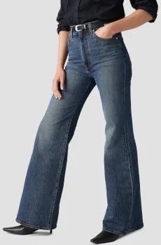 Женские темно-синие джинсы Ribcage Bell Синий 28-34 Levi’s® A7503;0019