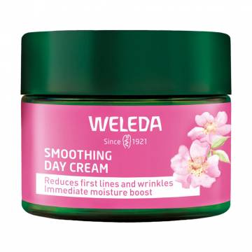 Разглаживающий дневной крем для лица Weleda Smoothing Day Cream с дикой розой и белым чаем, 40 мл Разглаживающий дневной крем для лица Weleda Smoothing Day Cream с дикой розой и белым чаем, 40 мл