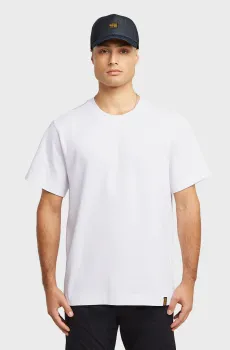 Мужская белая футболка Essential Белый S G-Star RAW D27769,D709