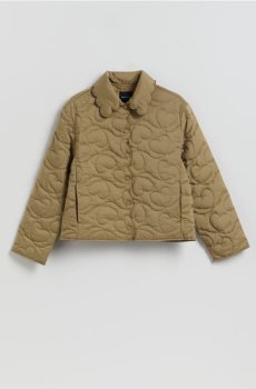 Reserved - Стьобана куртка - світло-оливковий - 494IA-81X
