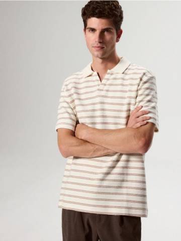 Reserved - MEN`S POLO - бежевий - 9660N-08X Reserved - MEN`S POLO - бежевий - 9660N-08X