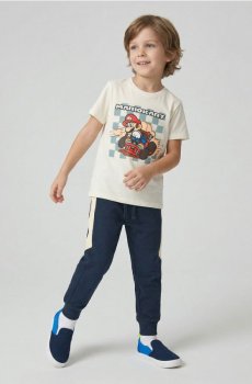 Футболка Super Mario - білий