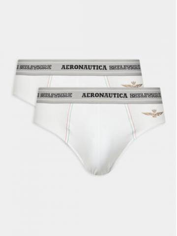 Aeronautica Militare Набір з 2 пар сліпів AM1USL002 Білий Aeronautica Militare Набір з 2 пар сліпів AM1USL002 Білий