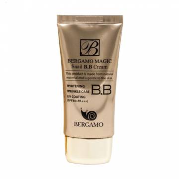 ВВ-крем для лица Bergamo Magic Snail BB Cream SPF 50+ PA+++ с экстрактом улитки, 50 мл ВВ-крем для лица Bergamo Magic Snail BB Cream SPF 50+ PA+++ с экстрактом улитки, 50 мл