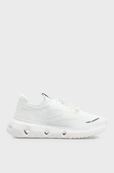 Женские белые кроссовки KITE RUN Белый 40 Karl Lagerfeld KL64623