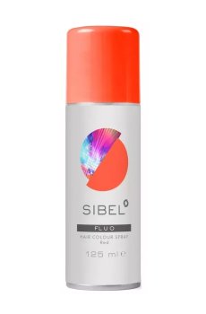 Цветной спрей для волос Sibel Hair Colour Spray Fluo Red, 125 мл