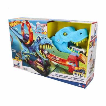 Игровой набор Hot Wheels Охота Ти-Рекса, от 4 лет, 8*26*22 см (HKX42) Игровой набор Hot Wheels Охота Ти-Рекса, от 4 лет, 8*26*22 см (HKX42)