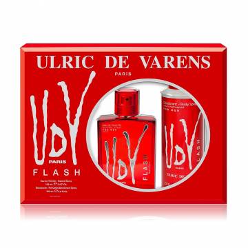 Парфюмированный набор мужской Ulric de Varens UDV Flash (туалетная вода, 100 мл + дезодорант-спрей, 200 мл) Парфюмированный набор мужской Ulric de Varens UDV Flash (туалетная вода, 100 мл + дезодорант-спрей, 200 мл)