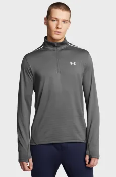 Мужская серая спортивная кофта UA Vanish CW 1/4 Zip Серый S Under Armour 1387793-025