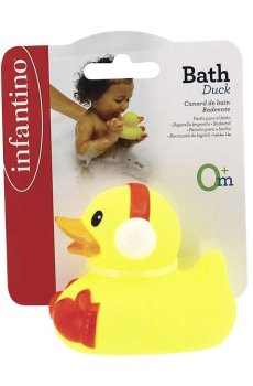 Игрушка для купания Infantino Зимний утенок, 7*8*6 см, с рождения (305174)