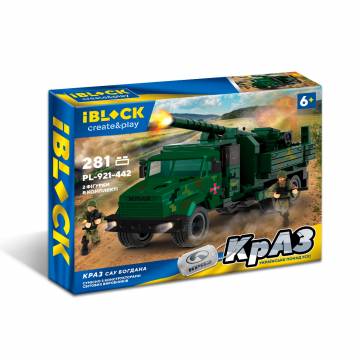 Конструктор IBLOCK Армія КрАЗ Сау Богдана 281 деталь (PL-921-442) Конструктор IBLOCK Армія КрАЗ Сау Богдана 281 деталь (PL-921-442)