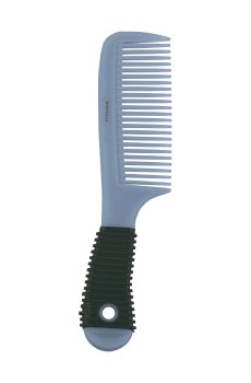 Гребень для волос Titania с резиновой ручкой, синий (1812/6)