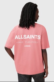 Хлопковая футболка AllSaints UNDERGROUND