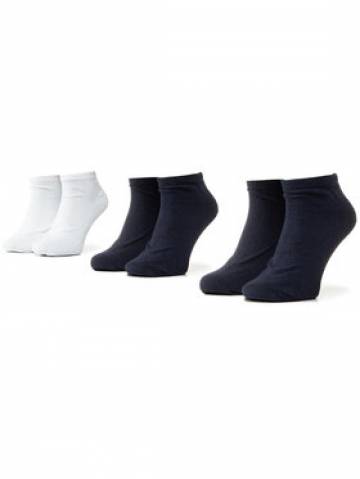 Kappa Набір 3 пар низьких шкарпеток unisex 704275 Cиній Kappa Набір 3 пар низьких шкарпеток unisex 704275 Cиній