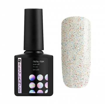 Уценка! Гель-лак для ногтей Reglance Gel Polish 175 Серебристый с разноцветным глитером, 7.5 мл Уценка! Гель-лак для ногтей Reglance Gel Polish 175 Серебристый с разноцветным глитером, 7.5 мл