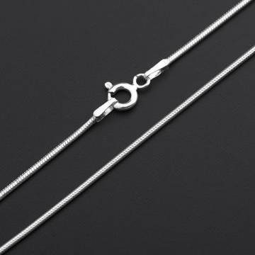 Серебряная цепочка Снейк (1.2 мм) 15002-1.2 Серебряная цепочка Снейк (1.2 мм) 15002-1.2