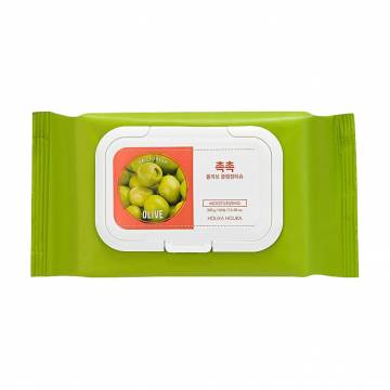 Очищающие салфетки для лица Holika Holika Daily Fresh Olive Cleansing Tissue, 60 шт Очищающие салфетки для лица Holika Holika Daily Fresh Olive Cleansing Tissue, 60 шт