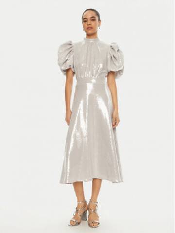ROTATE Коктейльна сукня 113871 Срібний Regular Fit