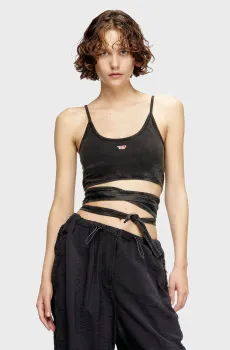 Женский темно-серый топ T-LEYA-TAIL-R1 Серый S Diesel A19521 0KIBY